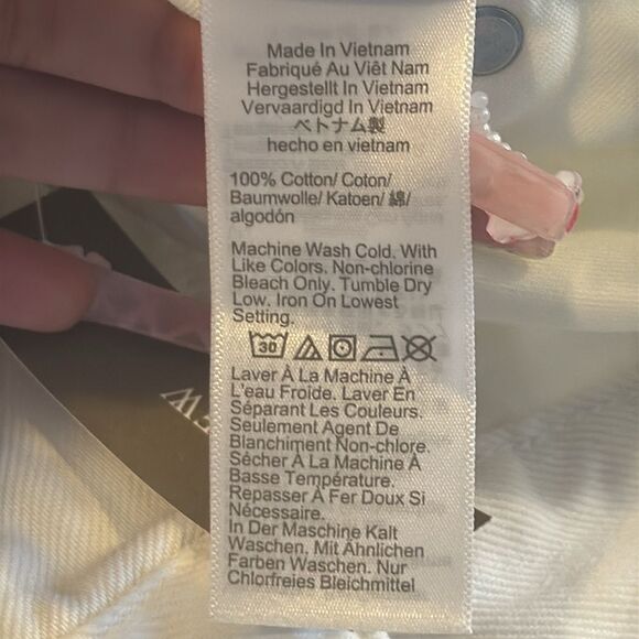 J Crew Denim maxi skirt in white Womens Size 28 - Picture 8 of 10